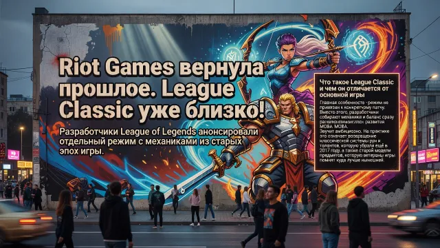 Riot Games вернула прошлое. League Classic уже близко!