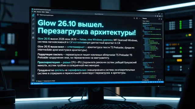 Glow 26.10 вышел. Перезагрузка архитектуры!